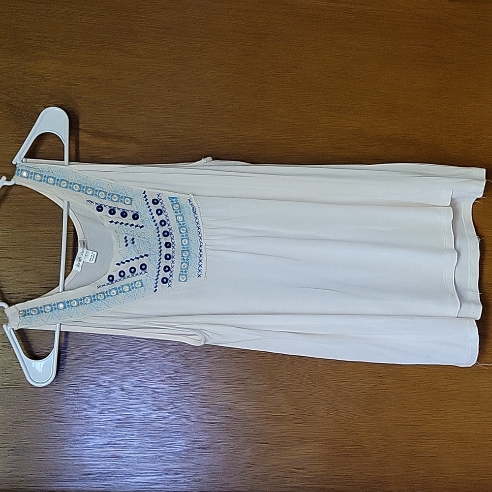 John Paul  Richard  sleeveless cream top
